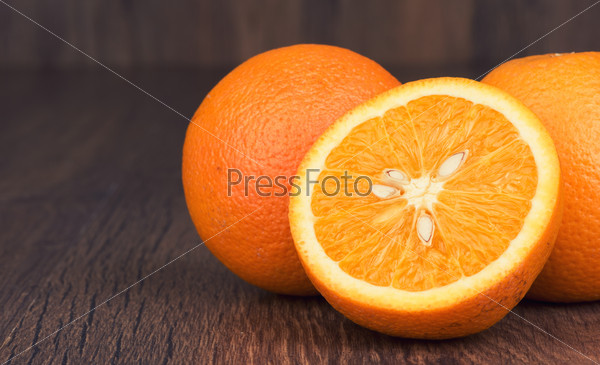 Органические оранжевые фрукты