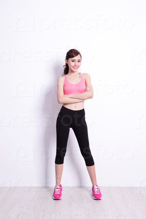 Sport Woman with health figure