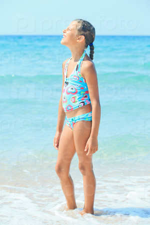 Cute girl on the beach