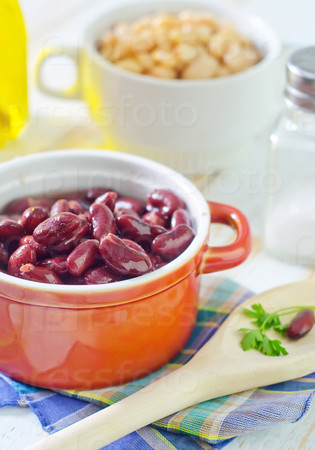 red and white bean
