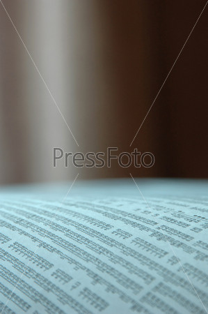 Close-up of financial pages of business newspaper