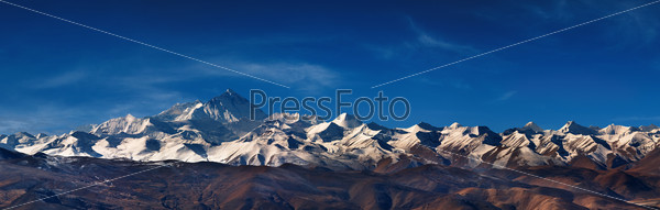 Mount Everest, view from Tibet (everest)