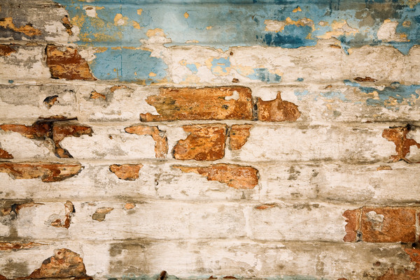 Urban texture, focus point on center of wall, stock photo