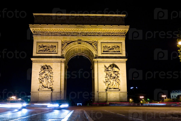 Arc de Triumph arch Paris France