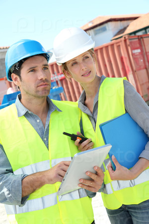 Stock Photo: building-site, plan, industry