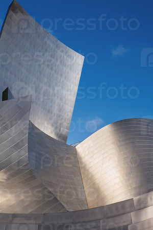 LOS ANGELES -  JULY 26:  Exterior of the Walt Disney Concert Hall in of Los Angeles, designed by Frank Gehry. It opened on 2003, as the home of the Los Angeles Philharmonic.