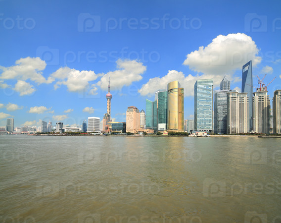 Shanghai Bund modern architecture cityscape skyline