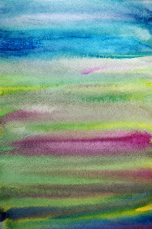 Watercolor creative striped hand painted art background for design
