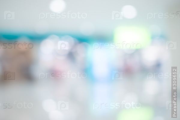 Store, shopping mall abstract defocused blurred background