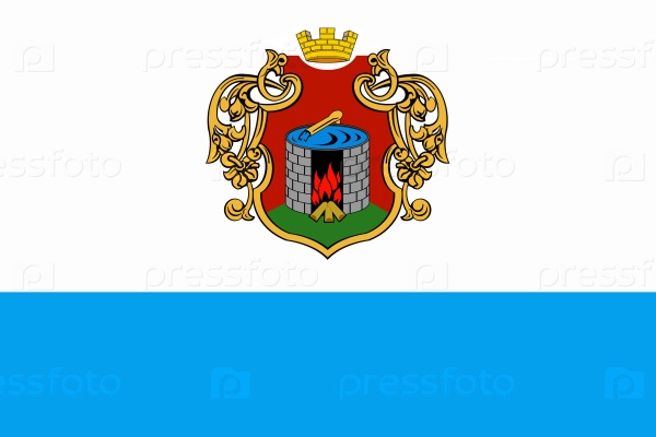 Флаг города Старая Русса. Новгородская область