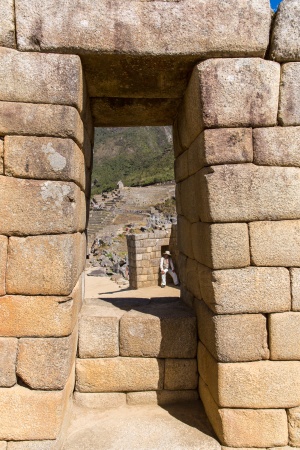 Стены инков Мачу-Пикчу, Перу, Южная Америка