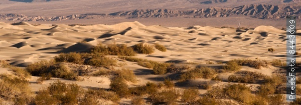 Sand Dunes Death Valley Desert Mesquite Flat Grapevine Mountains