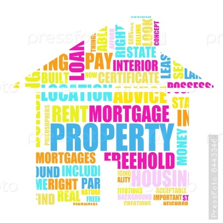 Property Real Estate Concept as a Abstract