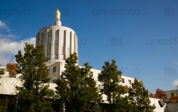 Salem Oregon Government Capital Building Downtown