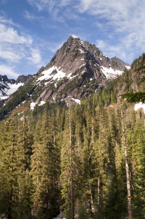 High alpine ridge North Cascade Range North America