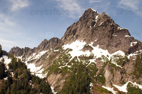 High alpine ridge North Cascade Range North America