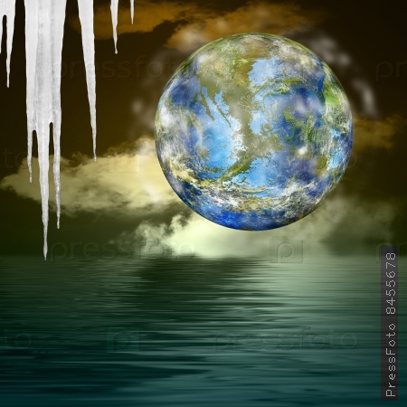 Global warming.Ecology concept