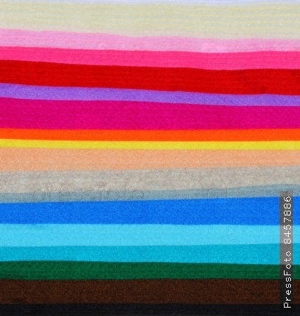 Multicolor wool felt cloth sheets
