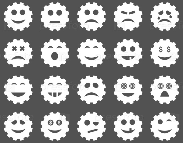 Gear emotion icons