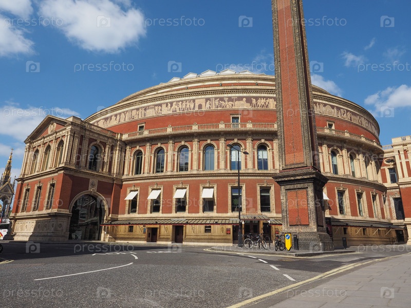 Королевский Альберт-холл в Лондоне, Великобритания - Stock Image ...