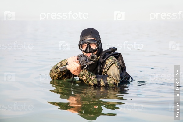 Navy SEAL frogman