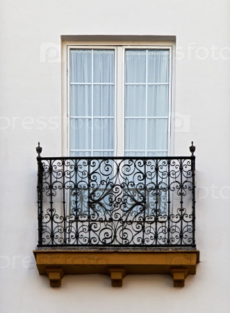 Balcony of a house in Seville
