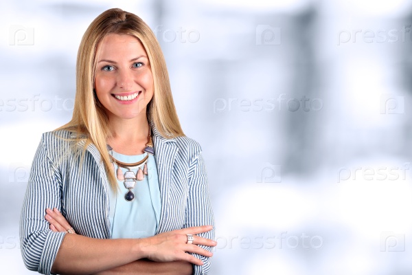 The Beautiful smiling business woman  portrait.
