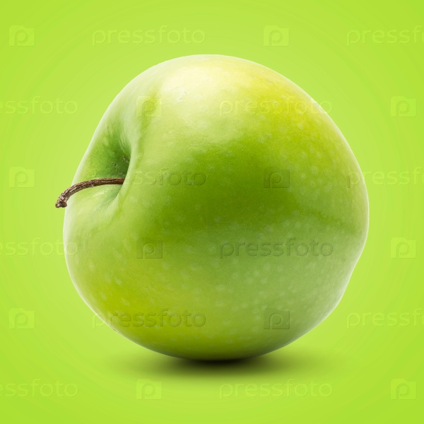 Свежее зеленое яблоко