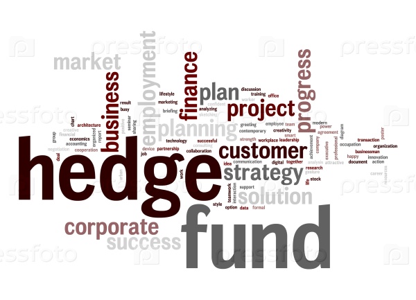 Hedge fund word cloud