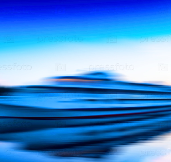Horizontal vivid vibrant moving ship boat motion abstraction background backdrop