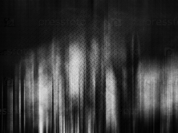 Horizontal vibrant black and white steel metal texture vertical curtain abstraction background backdrop
