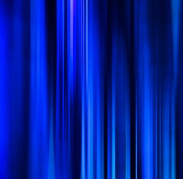Blue curtains