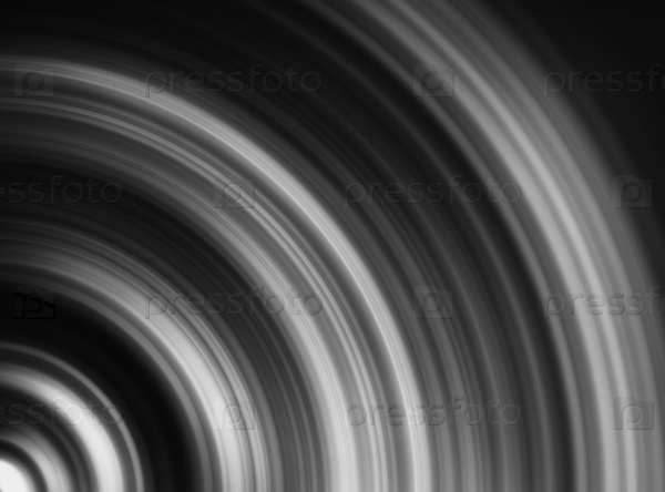 Horizontal vivid black and white vinyl radial swirl twirl business abstraction background backdrop