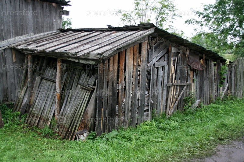 Сарай в деревне (65 фото)