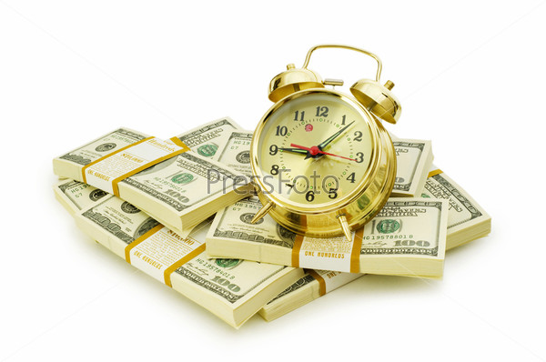 Часы из денег