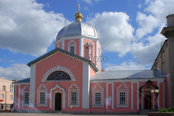 Воскресенский храм Курск рисунок