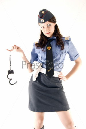 Очаровательные девушки на службе нашей полиции (9 фото)