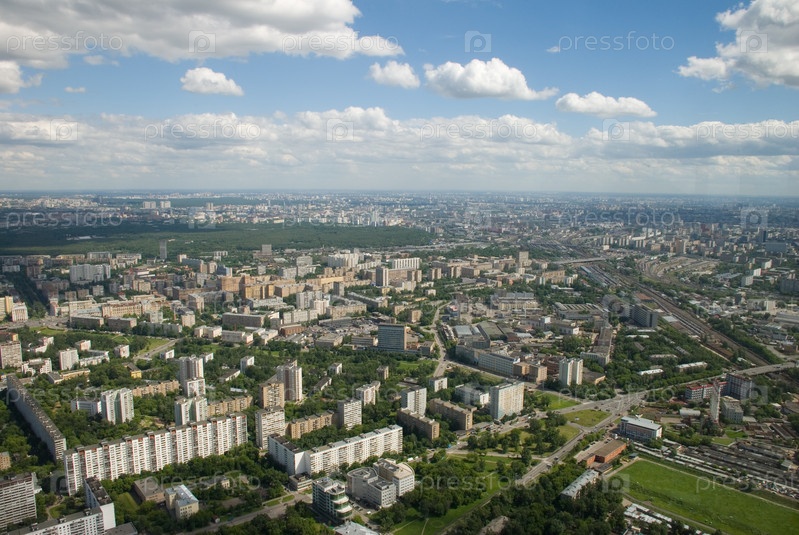 Фотография на тему Москва с высоты птичьего полета | PressFoto