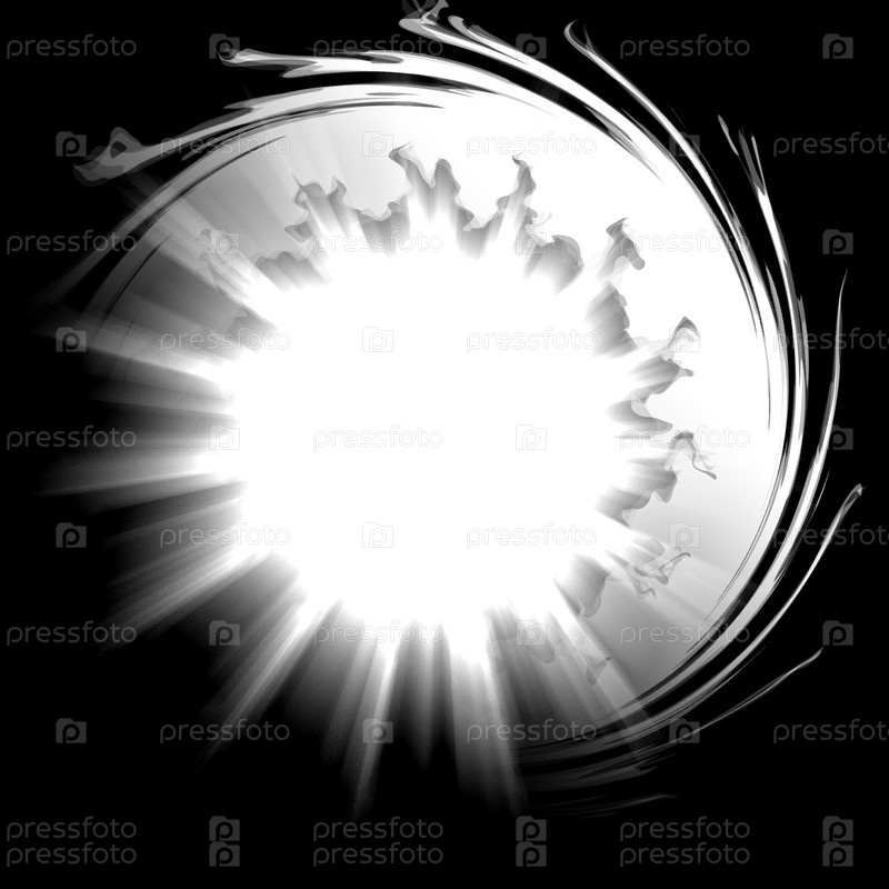 Фотография на тему Белое пятно на черном фоне | PressFoto