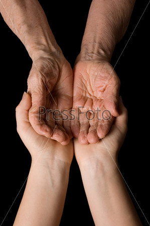 Руки Пожилого Человека Фото