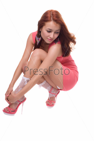 Девушка в розовом платье Изображения – скачать бесплатно на Freepik