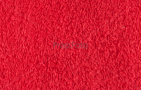 Фотография на тему Красная махровая ткань, фон | PressFoto