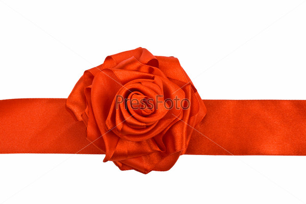 DIY: Red Rose Brooch / МК: Красная Роза | Diy kanzashi, Fabric flowers, Kanzashi