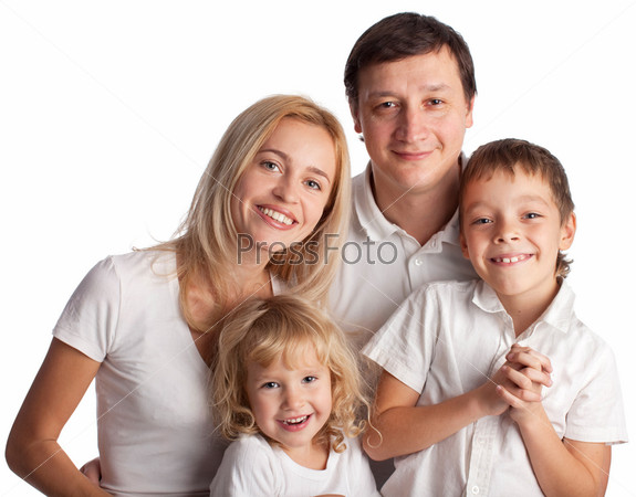 Семья С 2 Детьми Фото