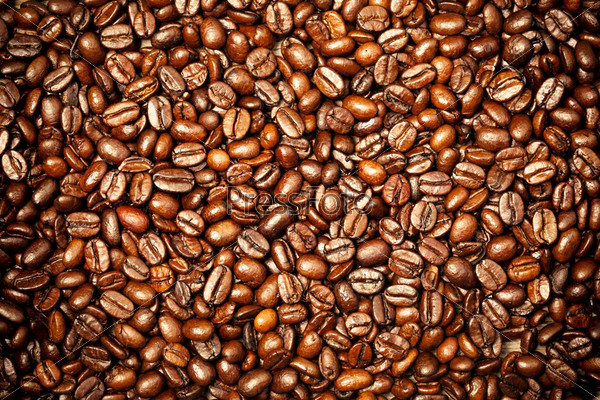 Фотография на тему Кофейные зерна, фон | PressFoto