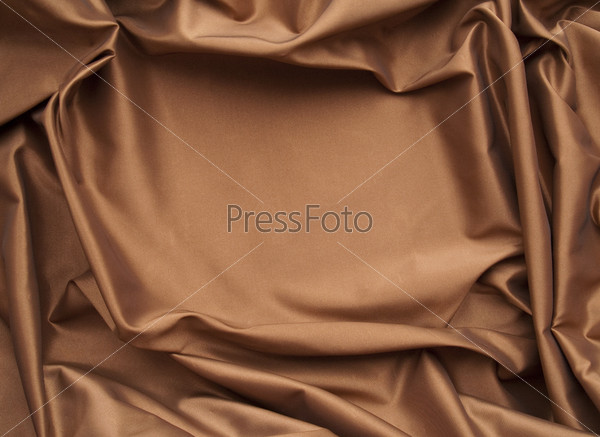 Фотография на тему Шелковая ткань шоколадного цвета в качестве фона
