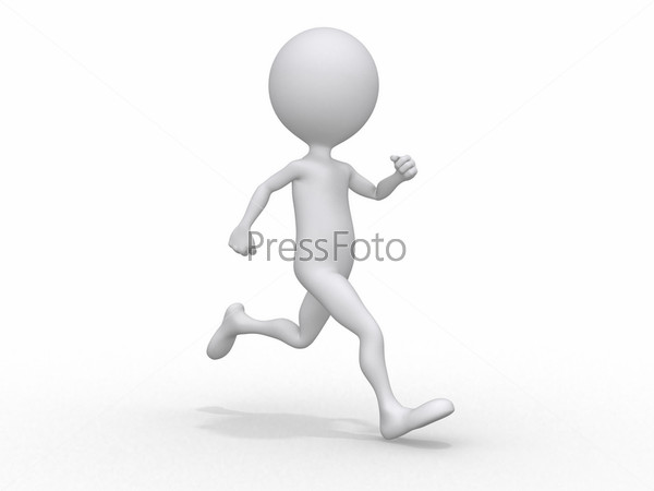 Рисунок бегущий человечек - 61 фото
