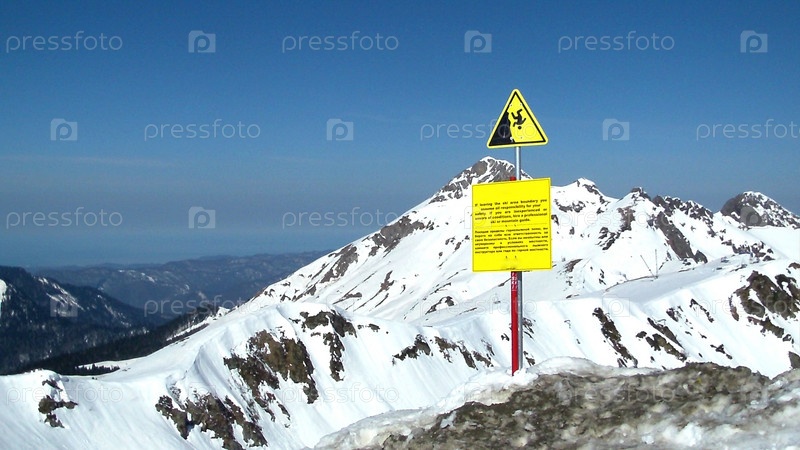 Фотография на тему Знаки в горах | PressFoto