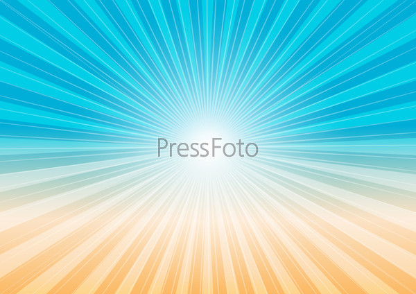 Фотография на тему Абстрактный оранжево-желтый летний фон с солнечными  лучами | PressFoto