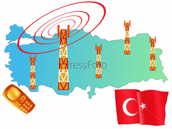 Сотовая связь в Турции.